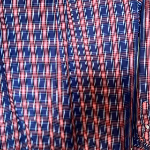 L.L.Bean Ladies Wrinkle Free button up blouse. Cotton. S/Pet. Nice! - Picture 6 of 8